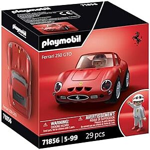 $13.99* | 29-Pc Playmobil X Ferrari 250 GTO Collector Car at Amazon