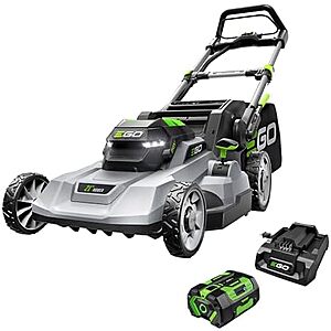 $399* | EGO Power+ Electric Lawn Mower, Includes 56V 6.0Ah Battery And 320W Charger (LM2114) at Amazon