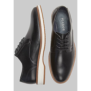 Jos. A. Bank Men's Hybrid Derby Leather Upper Shoe (Black, Sizes: 8.5, 9, 9.5, 10, 11) $29.99 + Free Shipping