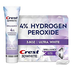 [SnS, AC] $4.54* | 3.8-Oz Crest 3D White Brilliance Pro Teeth Whitening Toothpaste (Mint) at Amazon