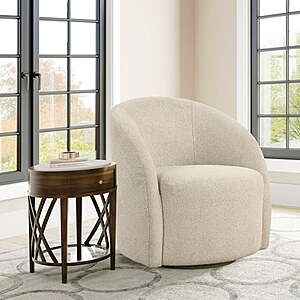 Lifestyle Solutions Briars Swivel Accent Chair (Khaki) $157 + Free Shipping