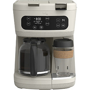 Bella Pro MultiBrew 12-Cup Drip & Single-Serve Coffee Maker (Oat Milk) $60.99 + Free Store Pickup at Best Buy