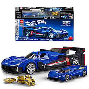Mattel Brick Shop Hot Wheels Cadillac Project GTP Hypercar (Blue) $13.99 + Free Store Pickup at Best Buy