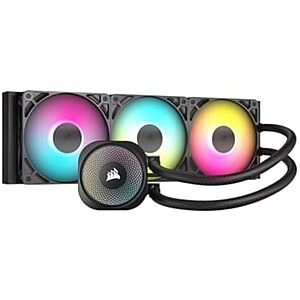 $99.99* | CORSAIR Nautilus 360 RS ARGB 360mm AIO Liquid CPU Cooler w/ 3x RS120 Fans (Black) at Amazon