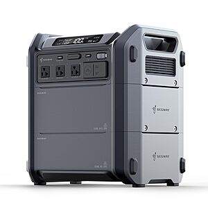 Segway LiFePO4 Portable Power Station Cube 2000, 2200W AC Outlets, 2048Wh $499.98 + Free S&H at Amazon