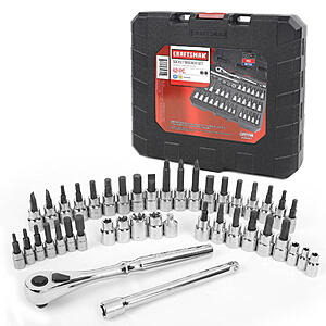 Craftsman 42-Piece Bit and Torx Bit Socket Wrench Set $31.49