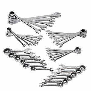 Craftsman 32-Piece Ratcheting Combination Wrench Set $107.99