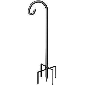 Surprizo Heavy-Duty Outdoor Shepherd Hooks / Bird Feeder Poles – 50% Off, From $17.49 w/ Code