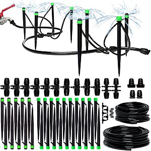 CARPATHEN Drip Irrigation System Kit for Garden Watering, Sprinkler, 100 ft $34.99
