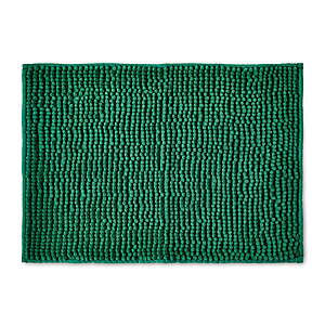 Mainstays 17" x 24" Green Chenille Noodle Bath Rug(Various Colors) $4.92 + Free S&H w/ Walmart+ or $35+