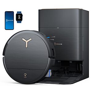 ECOVACS DEEBOT X9 PRO Omni Robot Vacuum, OZMO Roller Instant Self-Washing $449