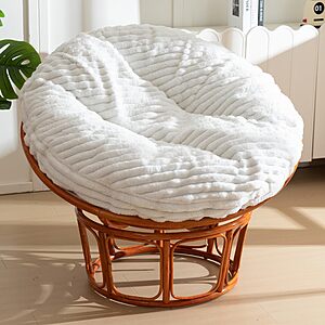 48" HIGOGOGO Papasan Chair Cushion w/ Thick Corduroy Cover $20.99 + Free Shipping w/ Prime or on $35+