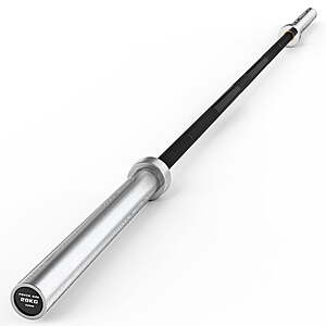 HANDBODE 7ft 45 lb (20kg) Olympic Barbell，Knurled Anti-Slip Grip 2-inch Weight Bar, 1500 lb High-Capacity Bar for Powerlifting, Weightlifting $79.99