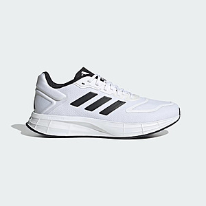 adidas Men's Duramo 10 Running Shoes (Cloud White / Core Black / Cloud White) $31.2