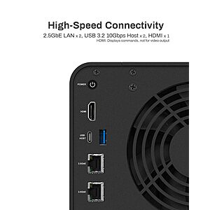 TERRAMASTER F4-424 Pro 4-bay NAS, Intel Core i3 8-Core, 32GB DDR5, 25% off, $644.99