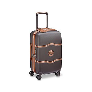 DELSEY PARIS Chatelet Air 2.0 Hardside Luggage with Spinner Wheels, Chocolate Brown, Carry on 19 Inch $94.99