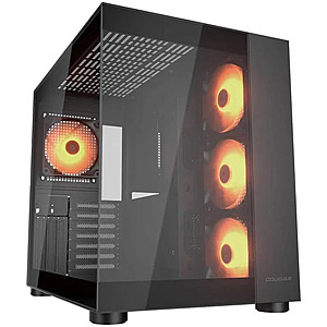 Cougar FV150 RGB Mid-Tower ATX PC Case w/ Dual Chamber & 3 x ARGB Fans (Black) $79.99 + Free Shipping