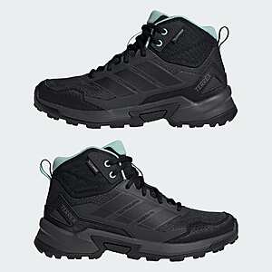 adidas Women's Terrex Eastrail 3 Mid ClimаProof Hiking Shoes (Carbon/Core Black/Semi Flash Aqua) $56 + Free Shipping
