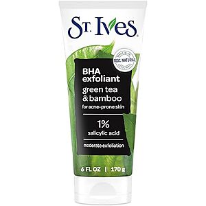 6-Oz St. Ives Green Tea & Bamboo Blackhead Clearing Face Scrub $2.37 w/ S&S + Free Shipping w/ Prime or on $35+