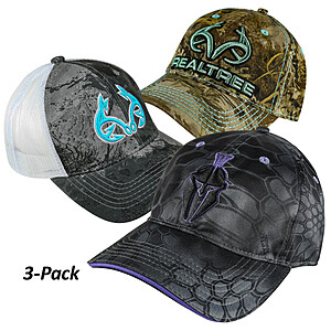 3-PACK: Women's Outdoor Caps $12.50 + Free Shipping