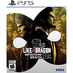 Like a Dragon: Infinite Wealth (PlayStation 5, Xbox Series X) - $16.86 @ Amazon