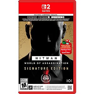 HITMAN World of Assassination - Signature Edition (Nintendo Switch 2, Game-Key Card) - $39.99