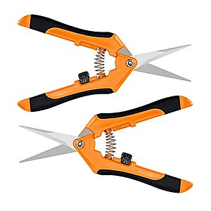 2-Pack iPower 6.5" Stainless Steel Straight Blade Pruning Shears (Orange) $5.03 + Free Shipping w/ Prime or on $35+