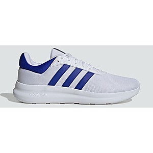 adidas men Lite Racer 4.0 Shoes (Cloud White / Lucid Blue / Lucid Blue) - $22 + free shipping