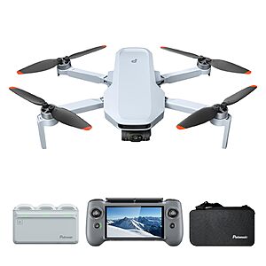 Potensic Atom 2 Fly More Combo with RC PTD 1, Drones with Camera for Adults 4K Video, 8K Photo, 10KM Transmission, 96 Mins Flight, 3-Axis Gimbal, AI Track $441.99
