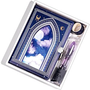 MINICAGIE 296-Page Locked Journal & Diary w/ Key & Gift Box (Blue) $4.03 + Free Shipping w/ Prime or on $35+