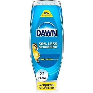[SnS, AC] $7.96 | 3 × 22-Oz Dawn EZ-Squeeze Ultra Dish Soap (Original) ($2.65 each) at Amazon