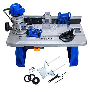 Kobalt 1/4-in and 1/2-in 12 -Amp 2 -HP Variable Speed Fixed Router one_size | K12RTC $149