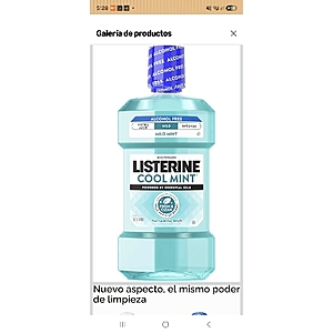 listerine cool ment alcohol Free