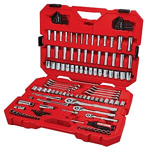 Select Areas[AC]135 Pcs CRAFTSMAN Mechanic Tool Set, 1/4, 1/2 and 3/8 Inch Drive SAE and Metric (CMMT12124) $89.1 + Free S&H at Amazon