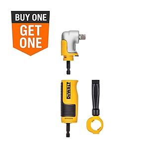 Dewalt Maxfit Modular 3/8 in. Drive Right Angle Attachment + Get Free MAXFIT ULTRA 3/8 in. Carbon Steel Drive Socket Set (6-Piece) with 1/4 in. Adapter $24.97