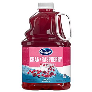 101.4-Ounce Ocean Spray Cran-Raspberry Cranberry Raspberry Juice Drink $3.67 + Free Shipping w/ Prime or $35+