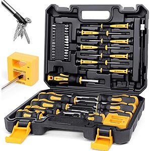 $10** | 43pc Amartisan Magnetic Screwdrivers Set w/ Case at Amazon