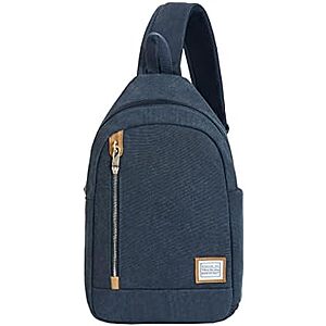 $34.29* | Travelon Anti-Theft Heritage Sling Bag (Indigo) at Amazon