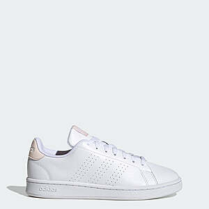 Adidas women's advantage shoes (cloud white / cloud white / copper metal) - $17