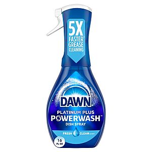 16-Oz Dawn Platinum Powerwash Dish Soap Spray (Fresh Clean) $2.99 & More at Target w/ Free Store Pickup