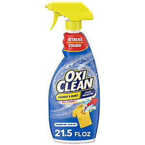 21.5-Oz OxiClean Laundry Stain Remover Spray + $2 Walmart Cash $3.32 + Free Store Pickup
