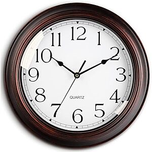 [AC] $3.99* | 8.5" Vintage Retro Rustic Style Silent Wall Clock (Bronze) at Amazon