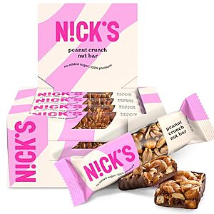 [SnS, AC] $14.30* | 12-Count NICK'S Keto Snack Bars (2 Flavors) at Amazon