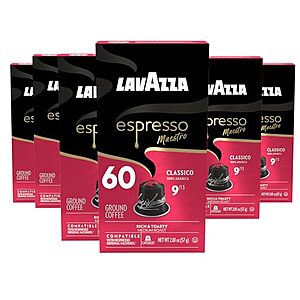 [SnS, AC] $13.49* | 60-Count Lavazza Espresso Classico Nespresso Compatible Capsules (Medium Roast) at Amazon
