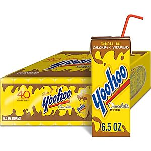[SnS, AC] $7.80* | 40-Ct 6.5-Oz Yoo-hoo Chocolate Drink Boxes at Amazon (19.5￠ each)