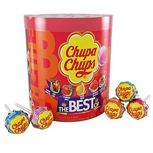 [SnS, AC] $6.41* | 60-Count Chupa Chups Individually Wrapped Lollipops (Assorted Flavors) at Amazon (10.7￠ each)