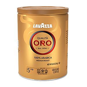 4-Pack 8.8-Ounce Lavazza Qualità Oro Medium Roast Ground Coffee $16.57 w/ S&S + Free Shipping w/ Prime or on $35+
