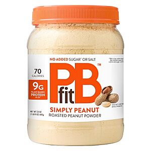 [SnS, AC] $7.03* | 24-Oz PBfit Simply Peanut Powdered Peanut Butter at Amazon