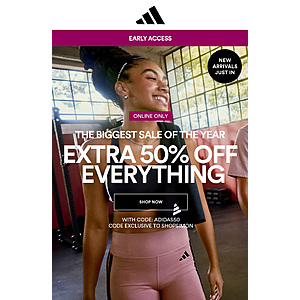 ShopSimon All Adidas Merchandise 50% Off