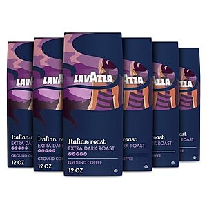 [SnS, AC] $24.59 | 6-Pack 12-Oz Lavazza Dark Roast Ground Coffee (Italian Roast) at Amazon ($4.10 each)